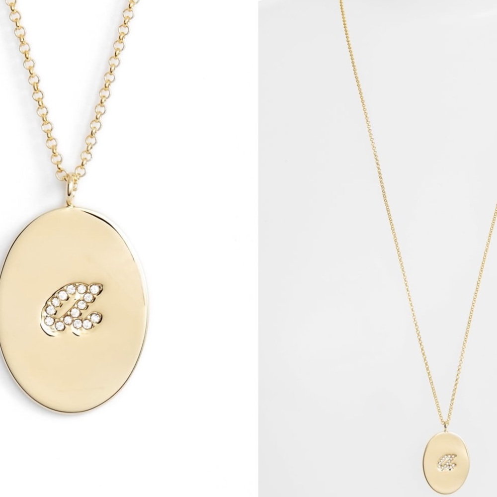 KATE SPADE NEW YORK, initial thoughts' necklace - Picture 1 of 7
